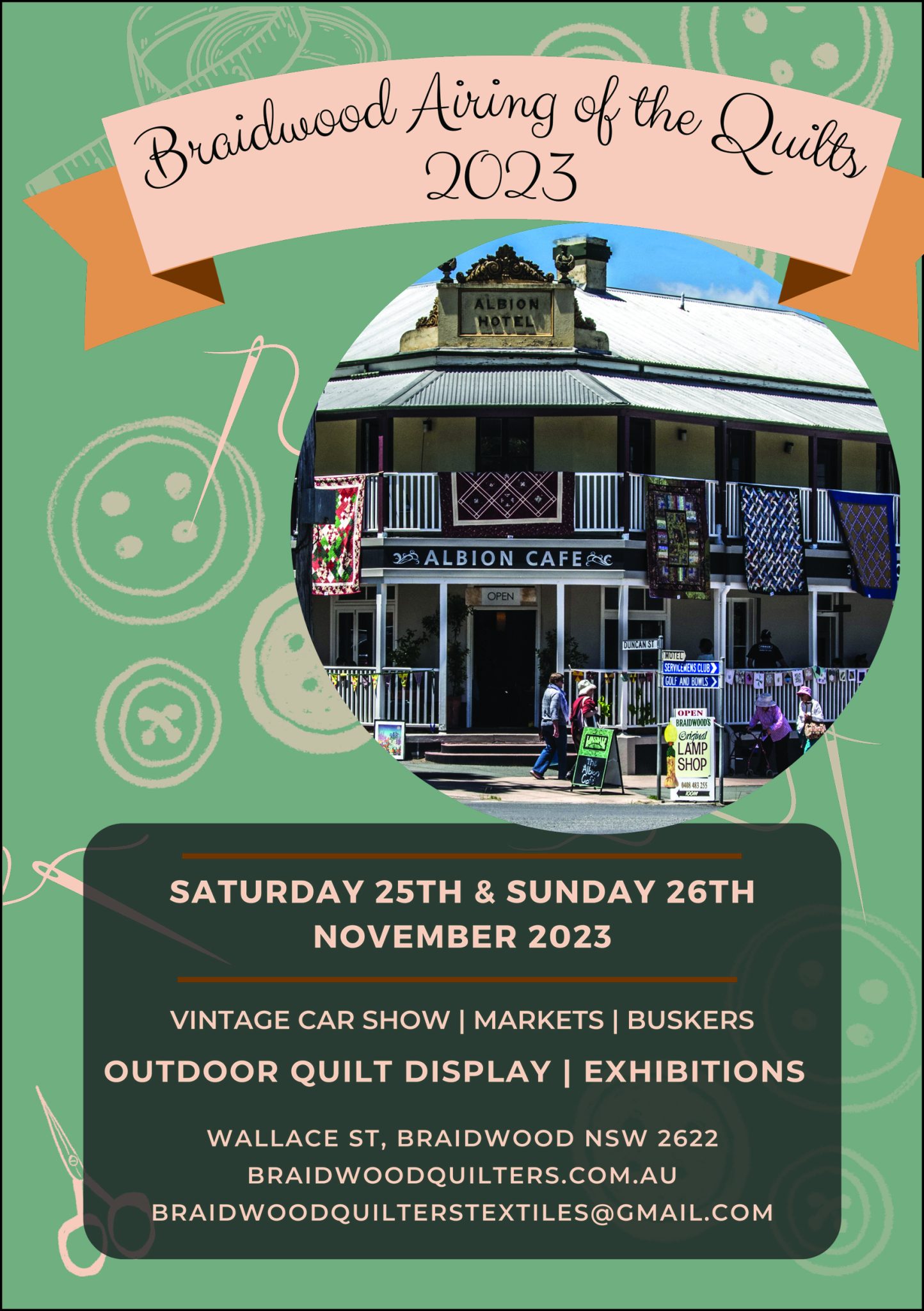 2024 Airing of the Quilts Braidwood Quilters and Textiles